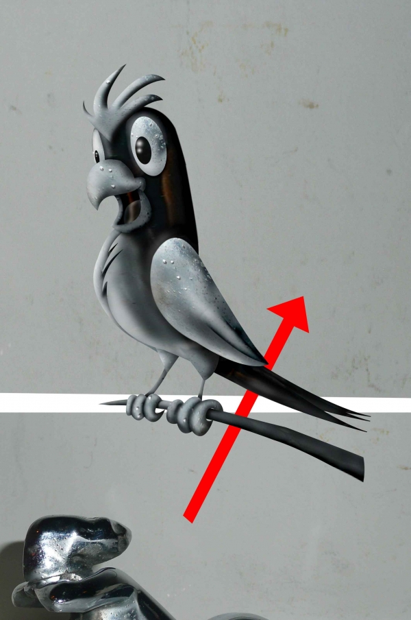 Creation of Deco parrot: Step 12